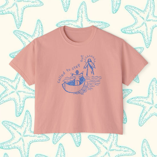 Called to Step Out Tee — Women's Boxy T-Shirt