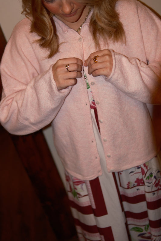 Janie Cardigan in Pink