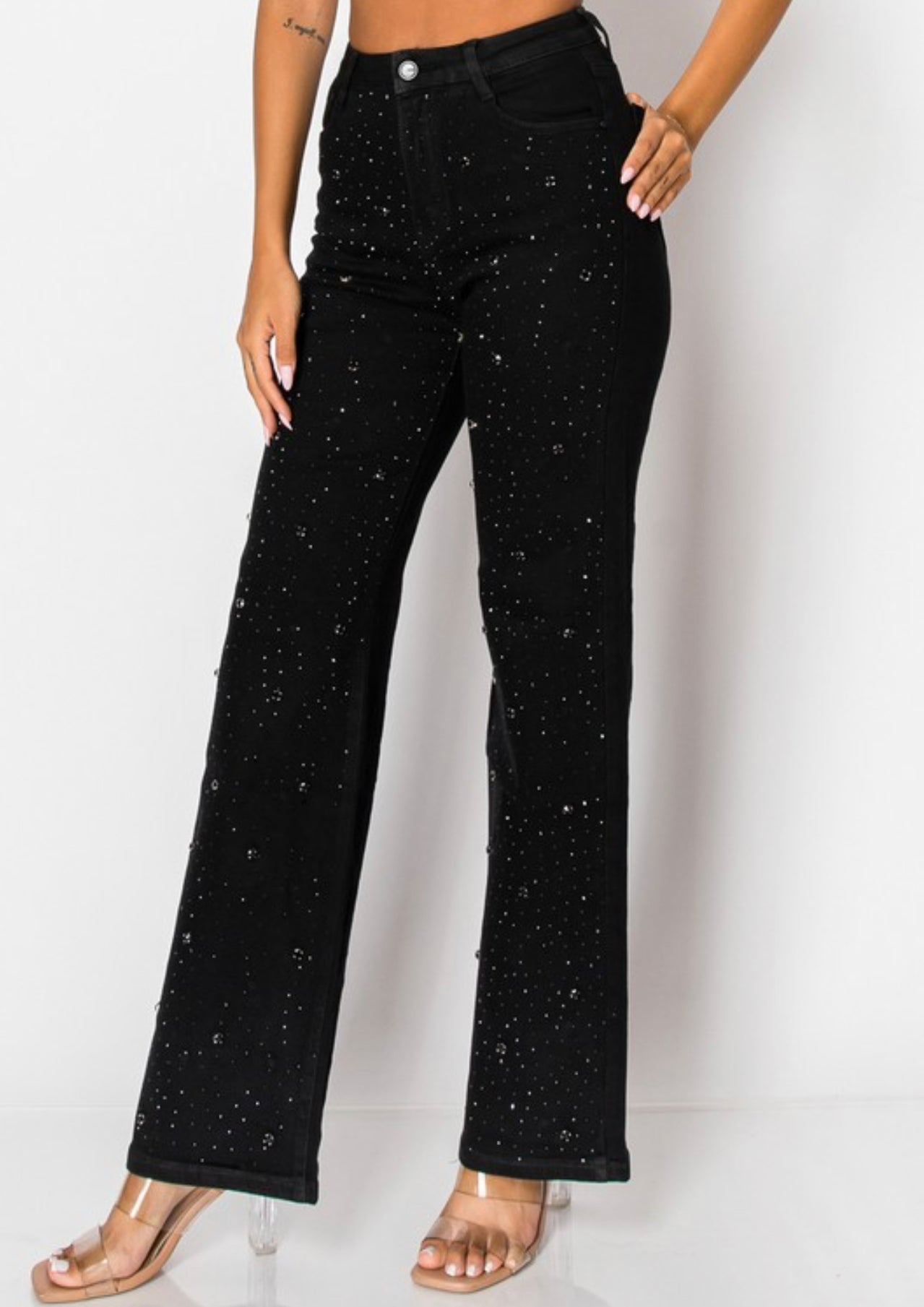 Mia Midnight Embellished Jeans