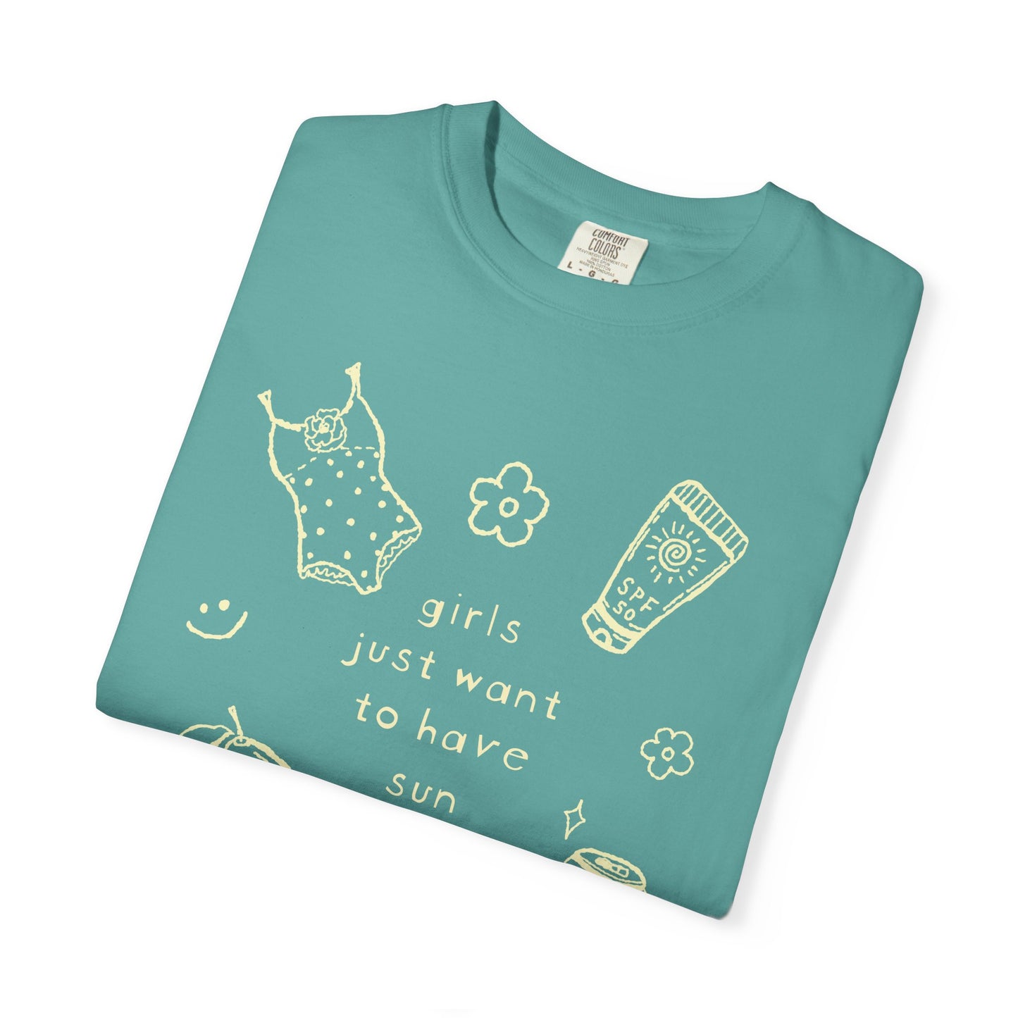 Girls Just Want To Have Sun Tee — Beachy Graphic T-Shirt