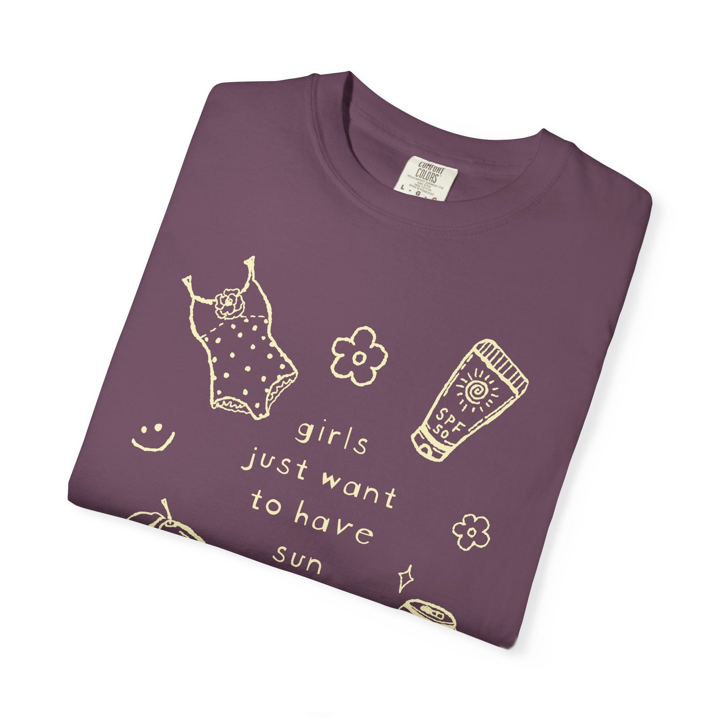 Girls Just Want To Have Sun Tee — Beachy Graphic T-Shirt