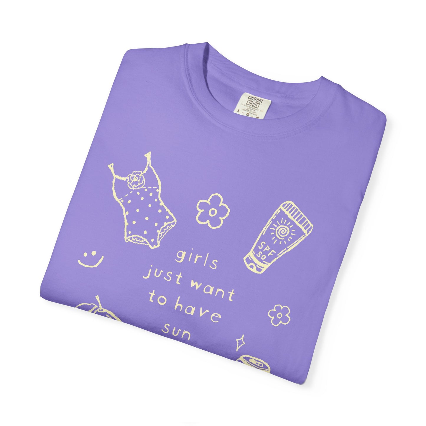 Girls Just Want To Have Sun Tee — Beachy Graphic T-Shirt