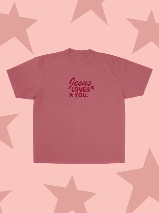 Declare His Glory T Shirt - Terracotta Rose