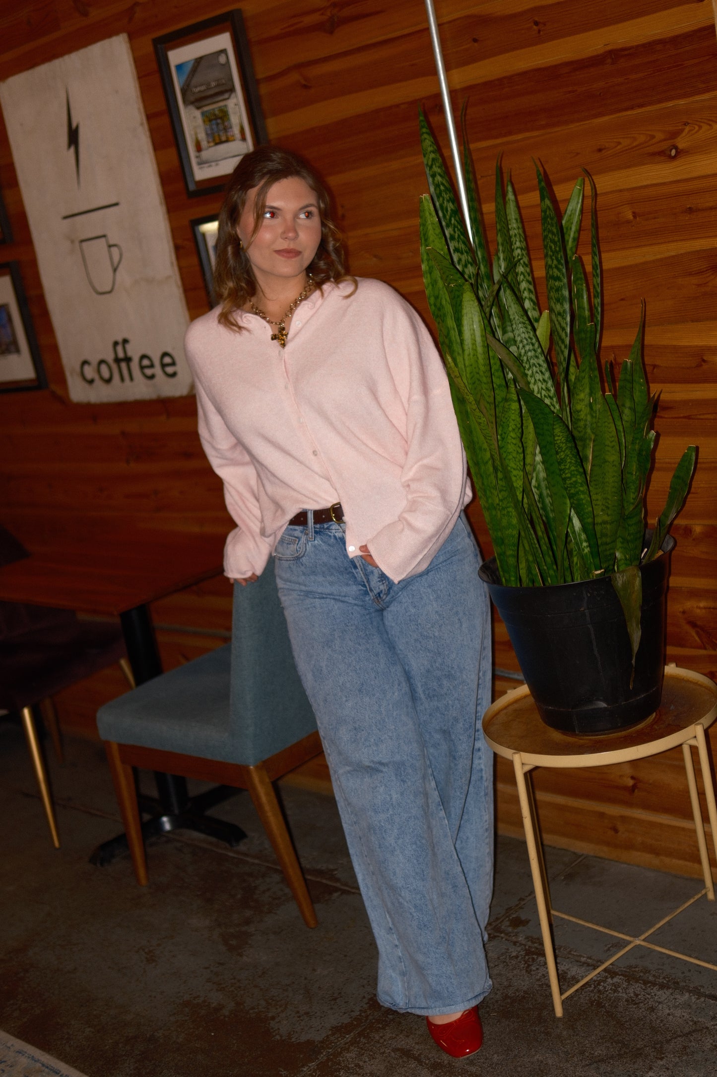Janie Cardigan in Pink