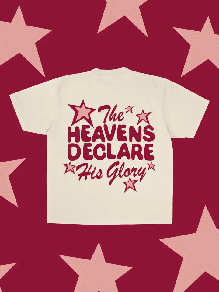Declare His Glory T Shirt - Desert Dune