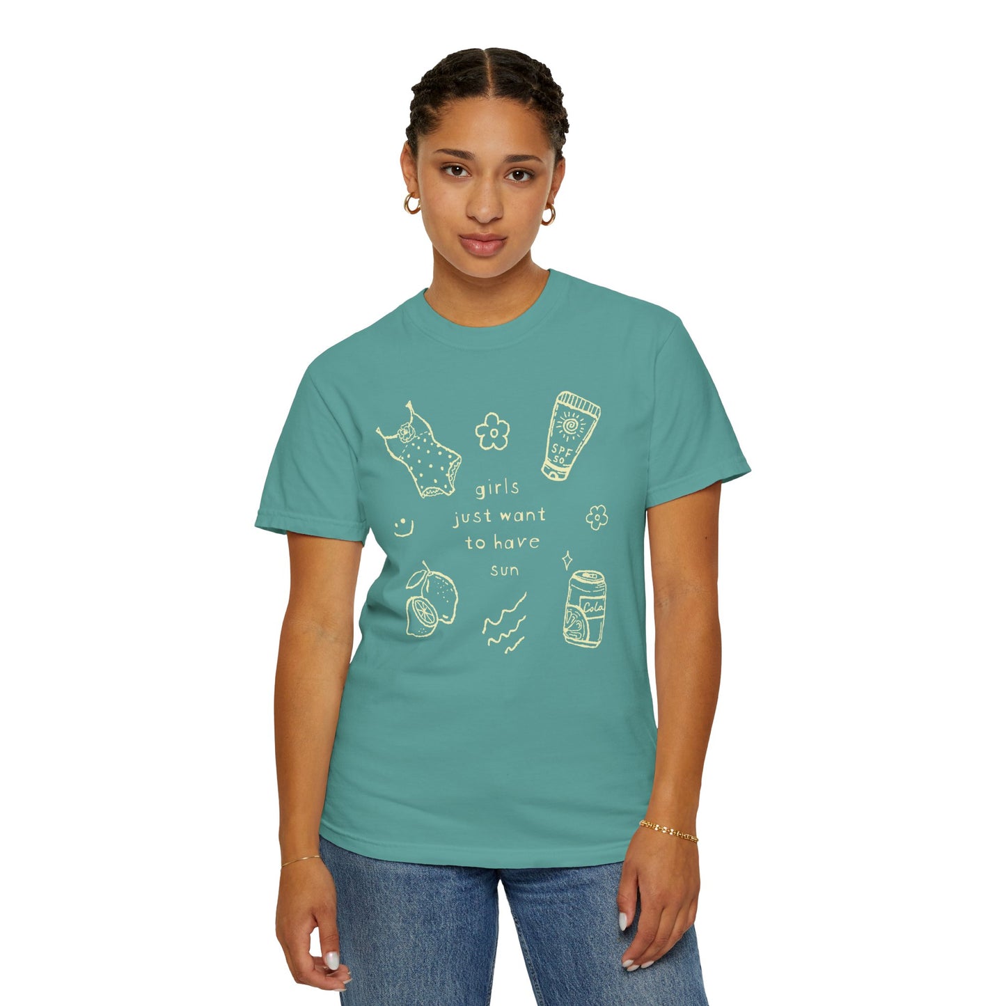 Girls Just Want To Have Sun Tee — Beachy Graphic T-Shirt