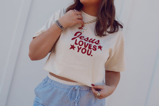 Declare His Glory T Shirt - Desert Dune