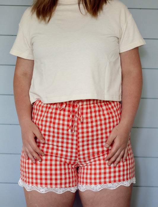 The Monroe Gingham Shorts